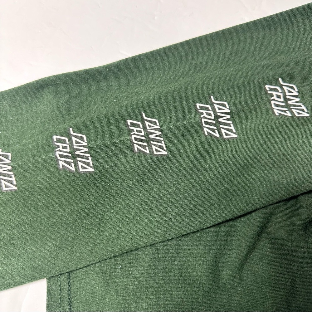 Santa Cruz long sleeve t-shirt green size M Unisex - Picture 6 of 8